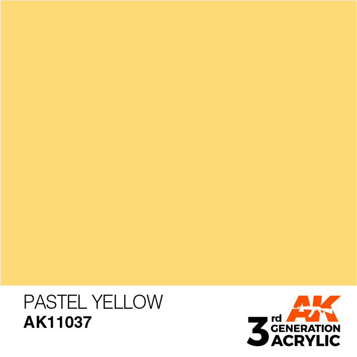 AK Interactive 3G Acrylic Pastel Yellow 17ml | 8435568302709