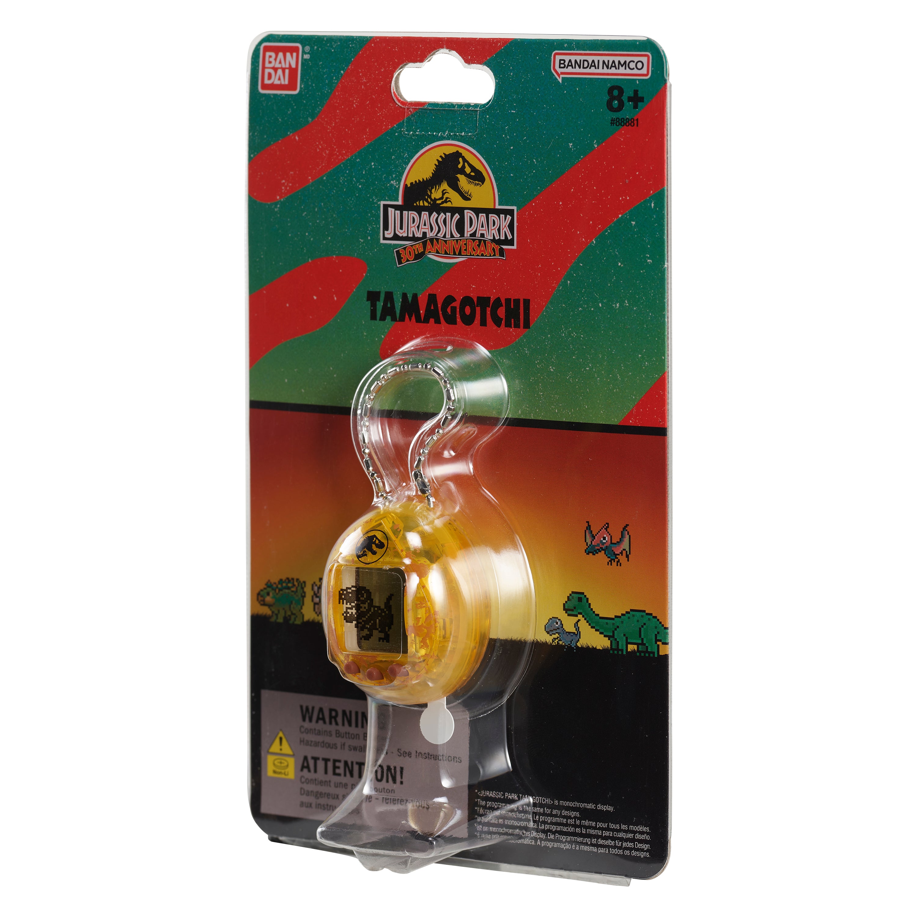 Bandai Tamagotchi Collaboration, Jurassic Park 30th Anniversary x Tamagotchi Nano -Dinosaur Amber ver. | 045557888817