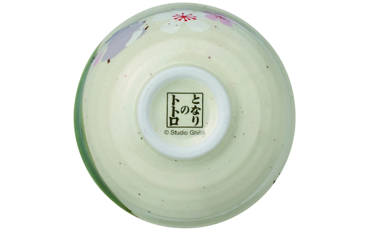 Skater Totoro Traditional Japanese Dish Series - Small Rice Bowl (Sakura/Cherry Blossom) "My Neighbor Totoro" | 4973307544170