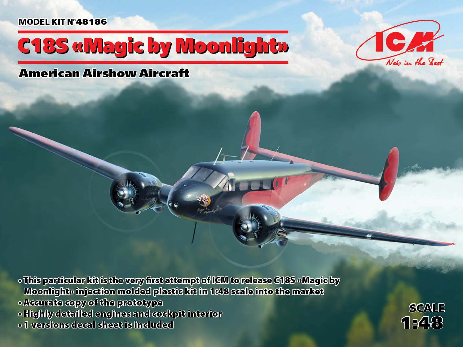 ICM 1/48 C18S 'Magic by Moonlight', Airshow Aircraft | 4823044405725