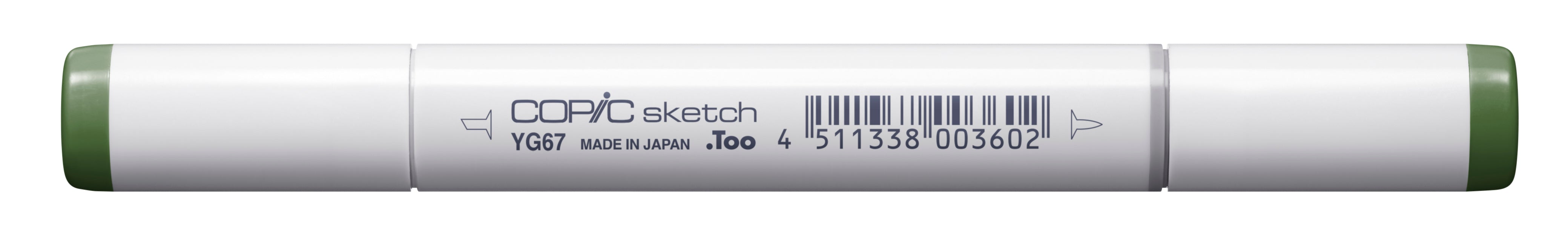 Copic Sketch Marker Yellow Greens, Moss YG67 | 4511338003602