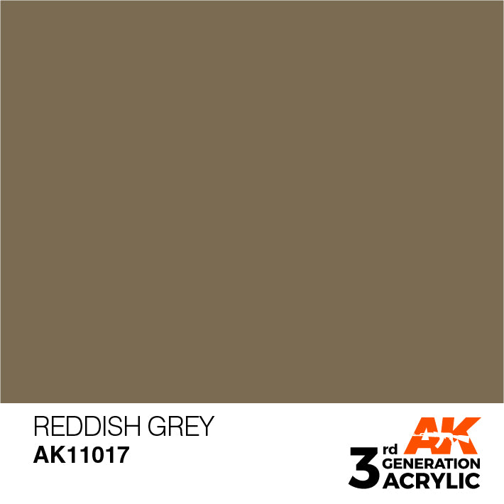 AK Interactive 3G Acrylic Reddish Grey 17ml | 8435568302501