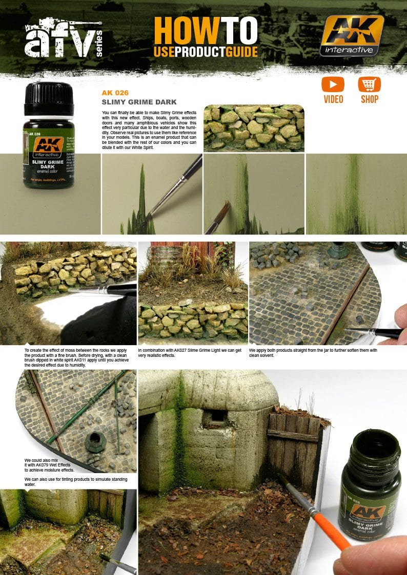 AK Interactive Slimy Grime Dark | 8436535570268