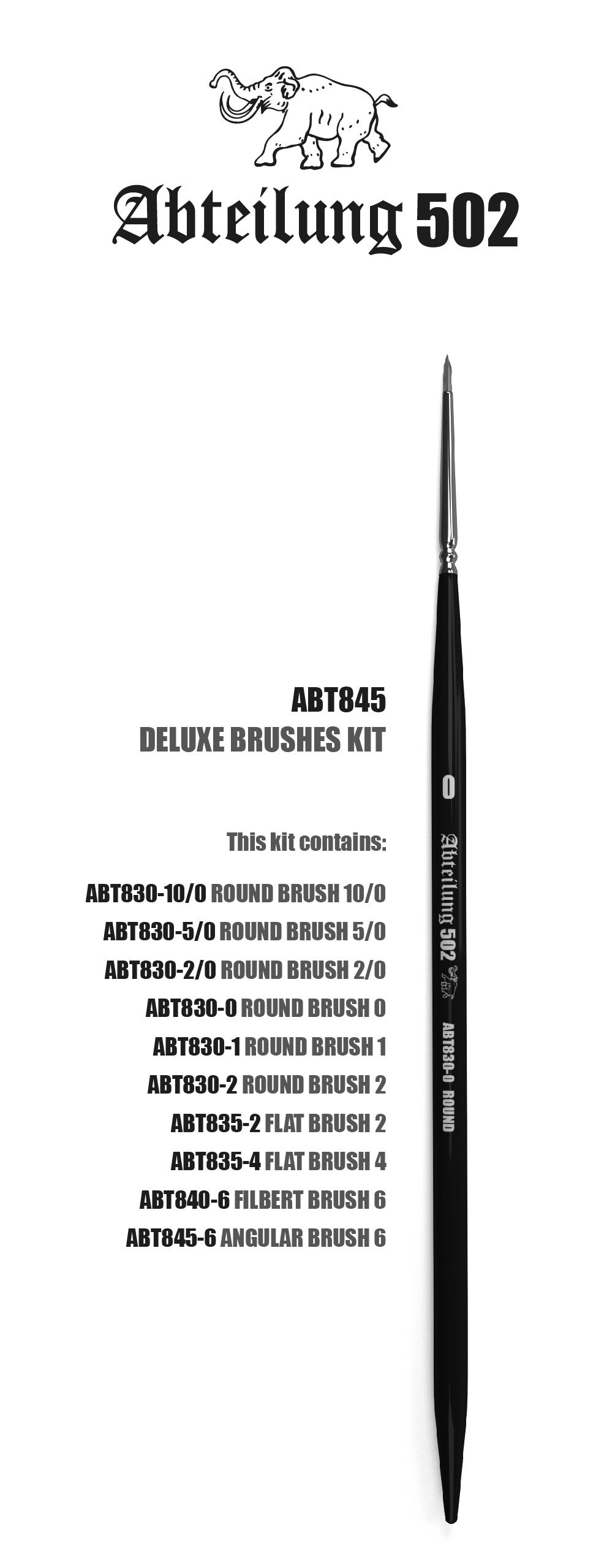 Abteilung502 Deluxe Brushes Kit | 8436564922274