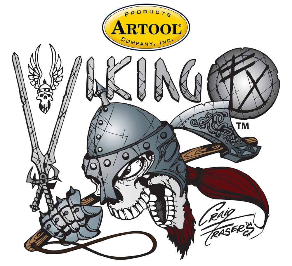 IWATA Artool Viking FX Freehand Airbrush Template Set by Craig Fraser | 758240150886