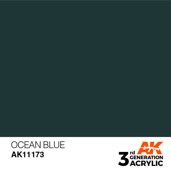 AK Interactive 3G Acrylic Ocean Blue 17ml | 8435568304062