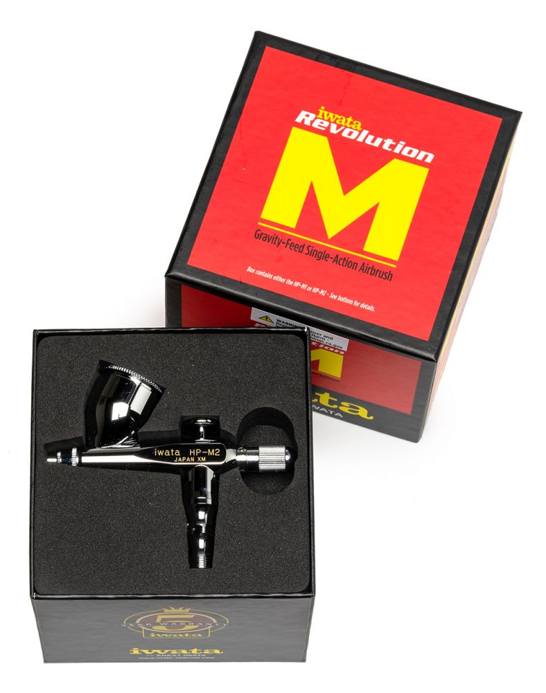 IWATA Revolution HP-M2 Gravity Feed Single Action Airbrush | 734748120644