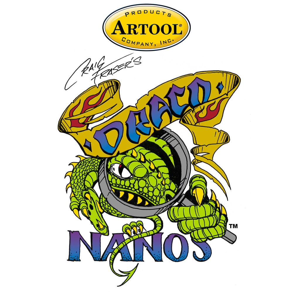 IWATA Artool Draco Nano Freehand Airbrush Template by Craig Fraser | 758240150237