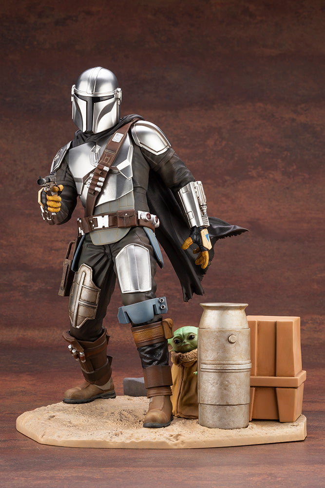 Kotobukiya 1/7 Artfx Mandalorian & The Child, Prepainted Statue | 190526034914