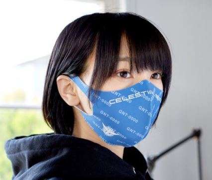 Bandai Apparel STRICT-G Gundam 00 'Gundam'Facemask, Large | 4549660689829