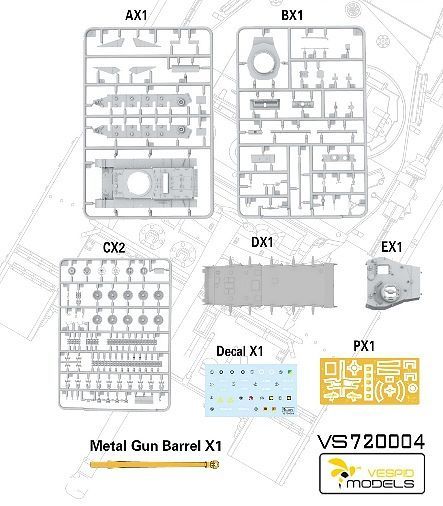 Vespid Models 1/72 Cruiser Tank A34 'Comet' Mk.IB | 7200045