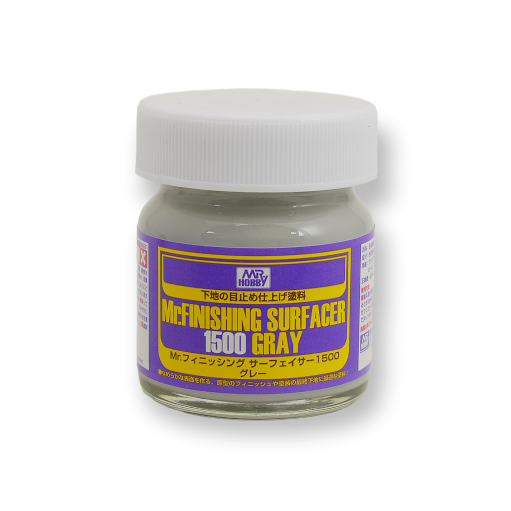 Mr Hobby Mr. Finishing Surfacer 1500 Grey - 40ml | 4973028420210