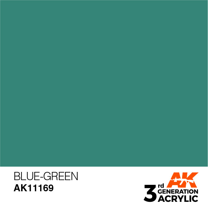 AK Interactive 3G Acrylic Blue-Green 17ml | 8435568304024