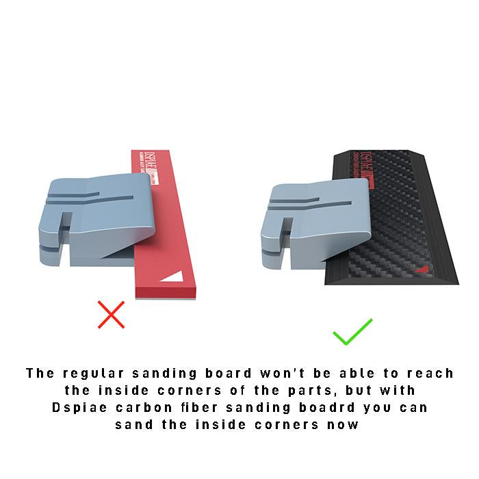 DSPIAE Carbon Fiber Sanding Board | 6970845560882