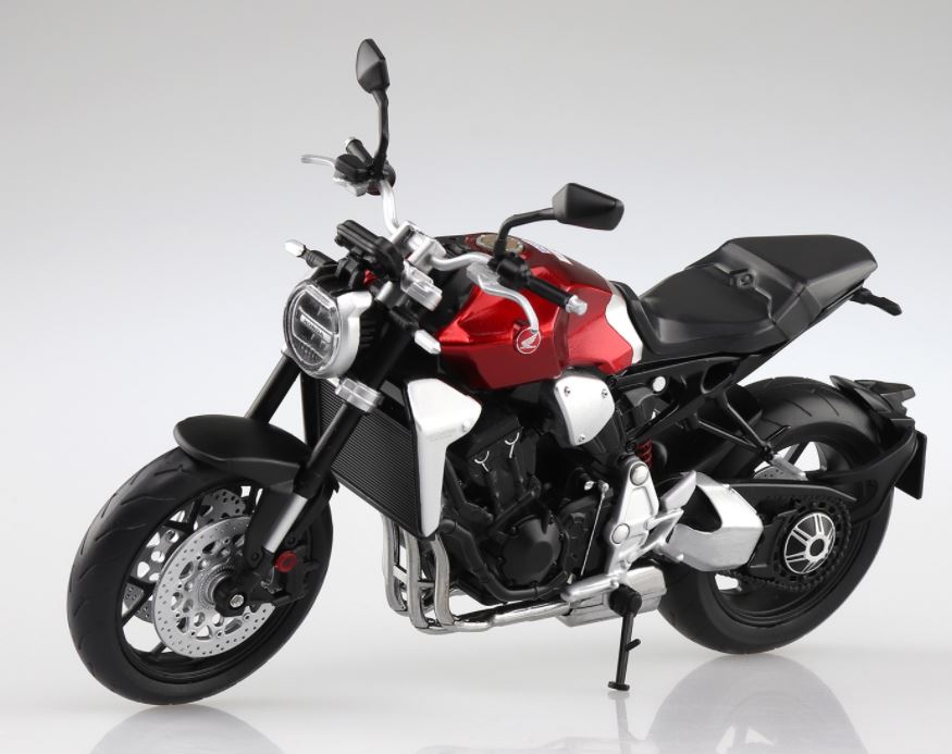 Aoshima 1/12 Honda CB1000R Chromosphere Red Diecast Motorcycle | 4905083108161