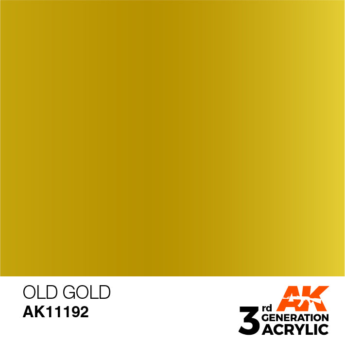 AK Interactive 3G Acrylic Old Gold 17ml | 8435568304253