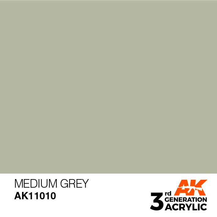 AK Interactive 3G Acrylic Medium Grey 17ml | 8435568302433
