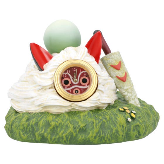 Benelic Upon San's Mask Statue Desk Clock "Princess Mononoke" | 4990593317448