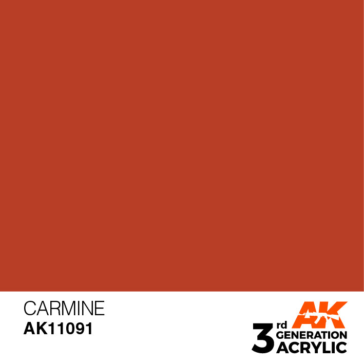 AK Interactive 3G Acrylic Carmine 17ml | 8435568303249