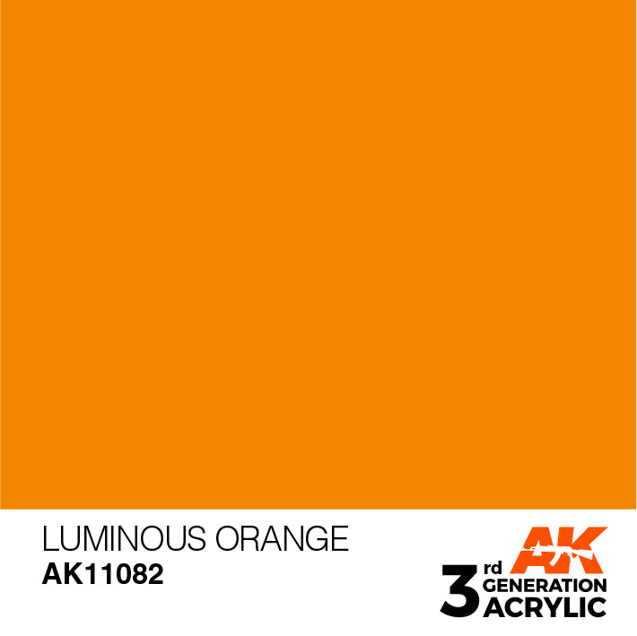 AK Interactive 3G Acrylic Luminous Orange 17ml | 8435568303157