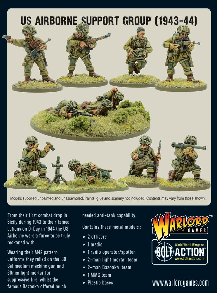 Bolt Action US Airborne support group (1943-44) | 5060572503083