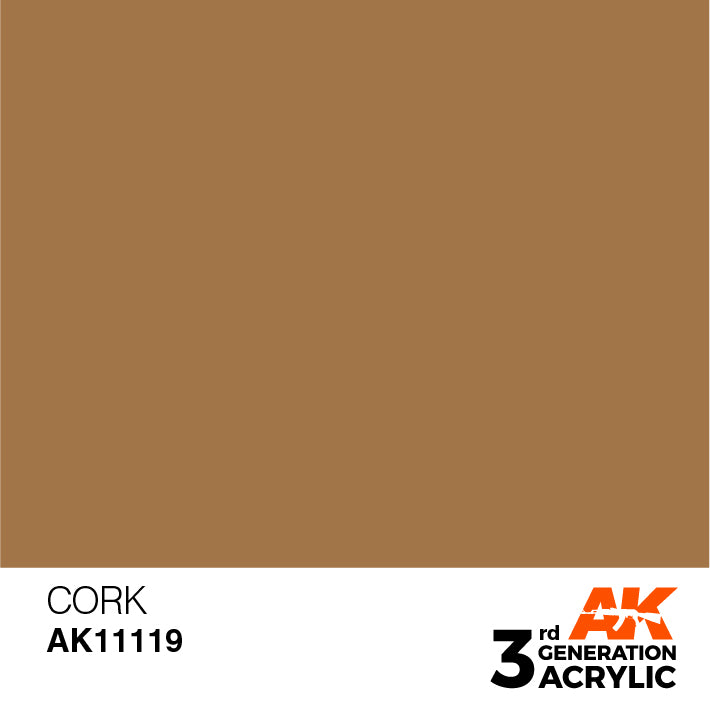 AK Interactive 3G Acrylic Cork 17ml | 8435568303522