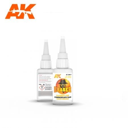 AK Interactive Eraser Cleaner For Cyanoacrylate Glue Excess Remover | 8435568305748