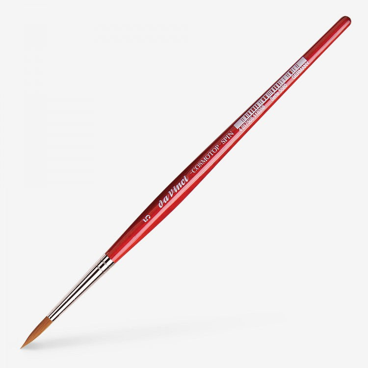 Da Vinci Cosmotop Spin Series 5580 Watercolor Brush - Round, Short Handle, Size 5 | 4017505118358