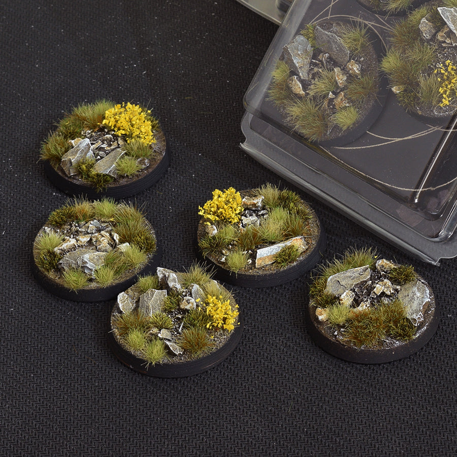 Gamers Grass Battle Ready Bases - Highland - Round 40mm (x5) | 738956788450