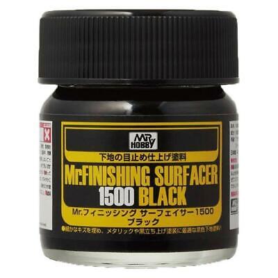Mr Hobby Mr. Finishing Surfacer 1500 Black - 40ml | 4973028420203