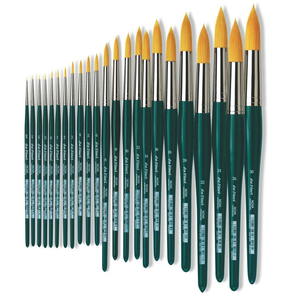 Da Vinci NOVA Series 1570, hobby brush, finest golden synthetic fibre, Size:-2 | 4017505065010