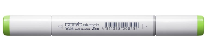 Copic Sketch Marker Yellow Greens, Yellowish Green YG06 | 4511338008454