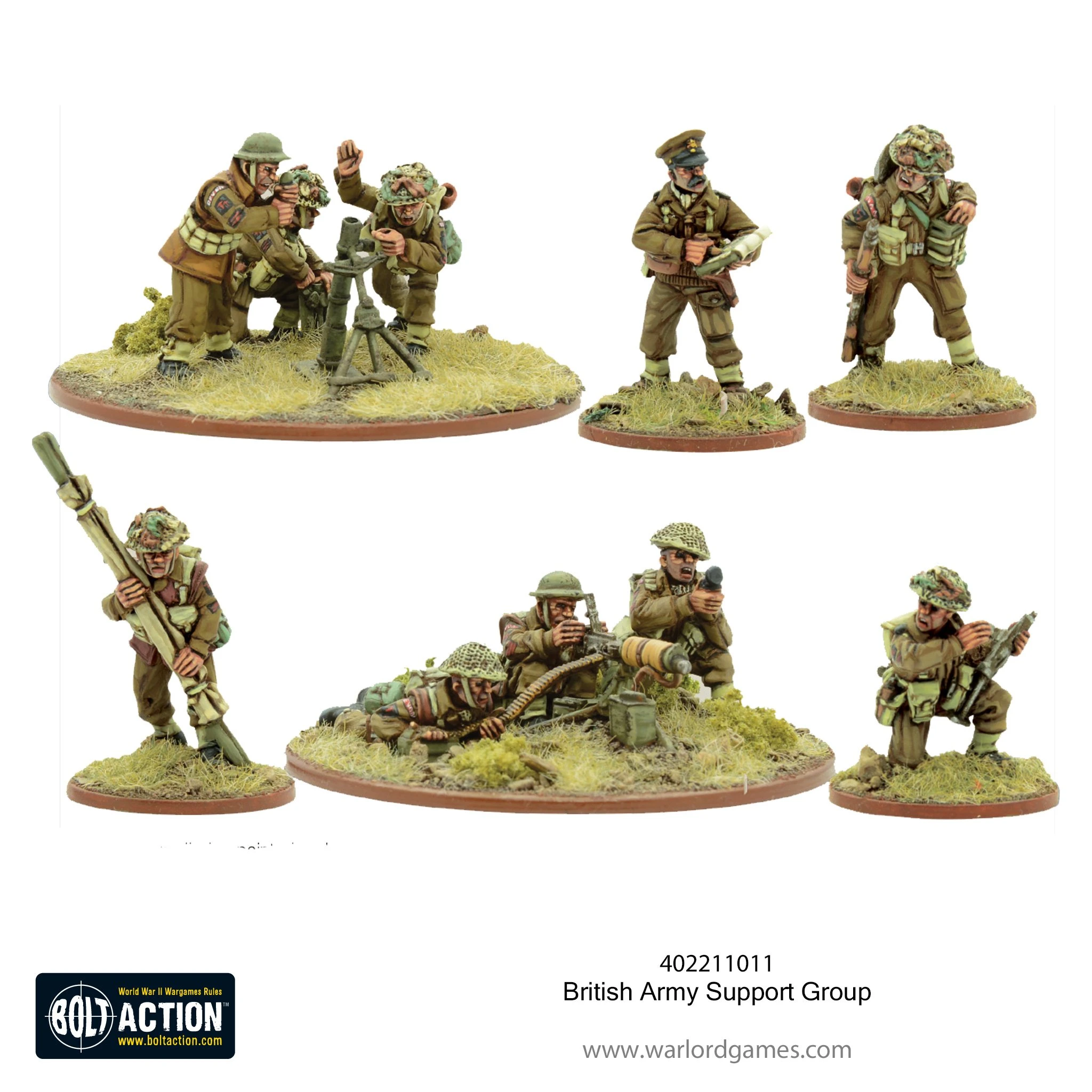 Bolt Action British Army support group | 5060572503052