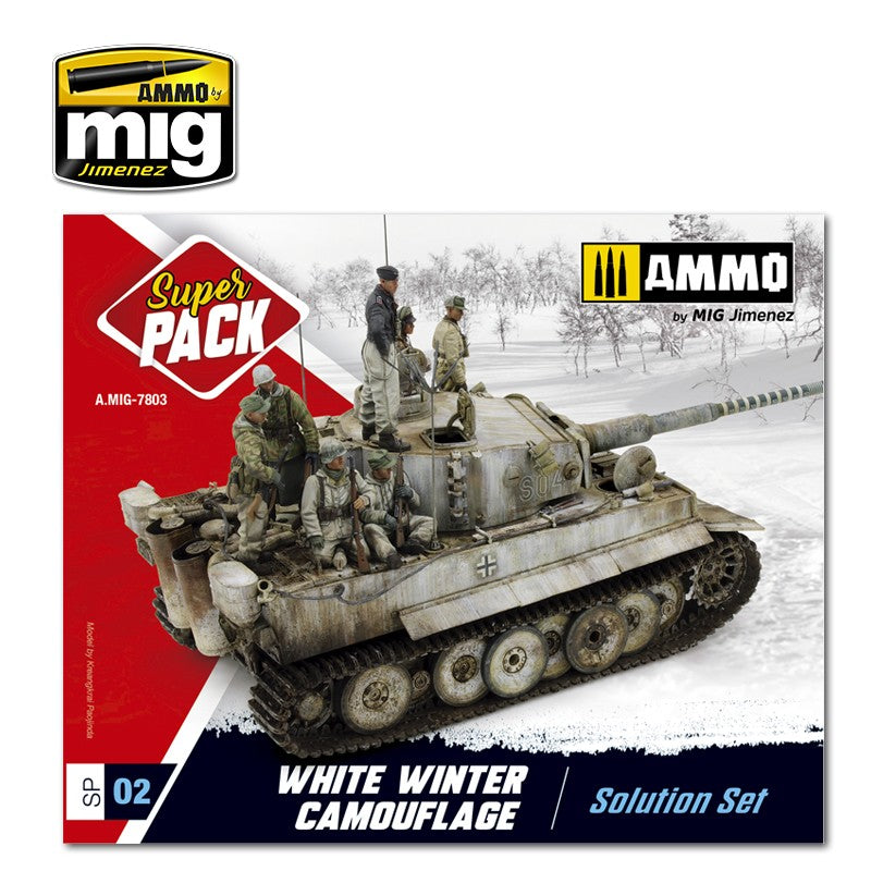Ammo Mig White Winter Camouflage Solution Set | 8432074078036