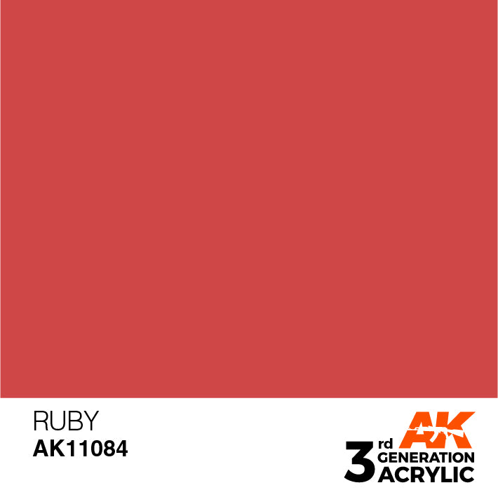 AK Interactive 3G Acrylic Ruby 17ml | 8435568303171
