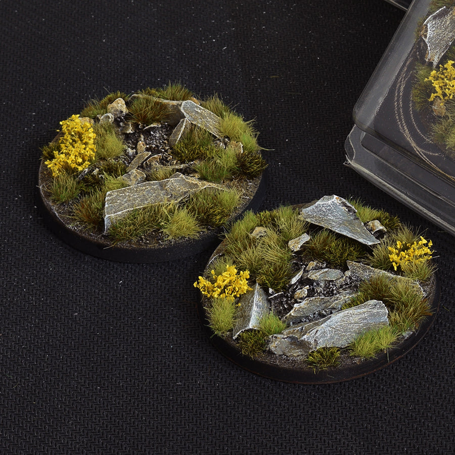 Gamers Grass Battle Ready Bases - Highland - Round 60mm (x2) | 738956788474