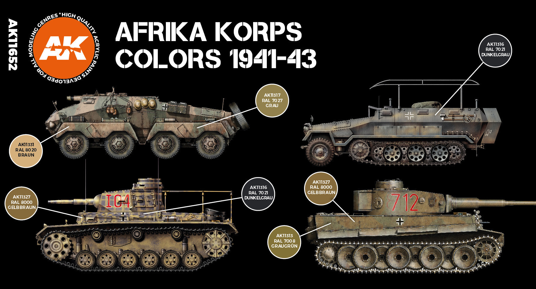 AK Interactive 3G Afrika Korps | 8435568311169