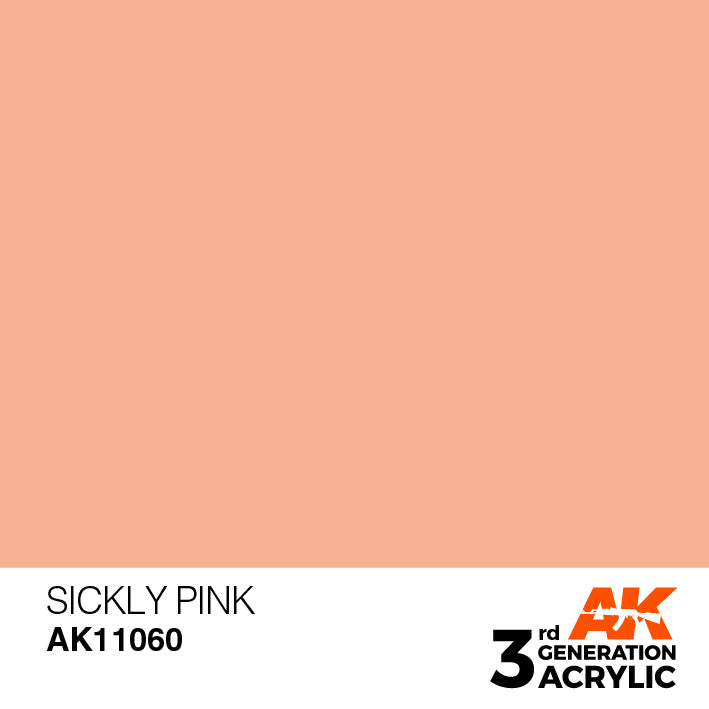 AK Interactive 3G Acrylic Sickly Pink 17ml | 8435568302938