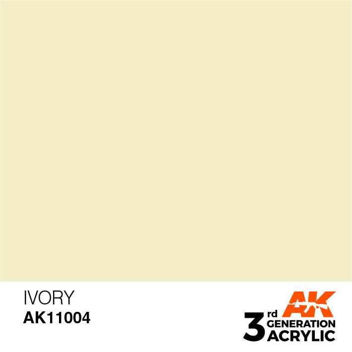AK Interactive 3G Acrylic Ivory 17ml | 8435568302372