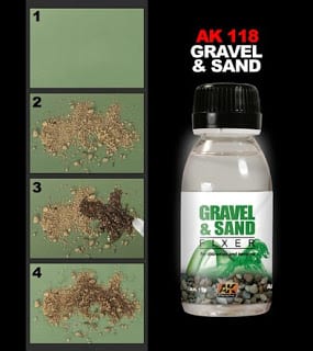 AK Interactive Gravel & Sand Fixer | 8436535571180