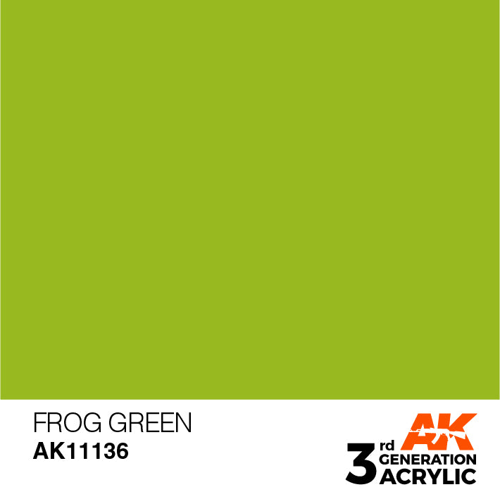 AK Interactive 3G Acrylic Frog Green 17ml | 8435568303690