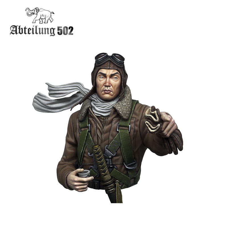 Abteilung502 1/10 The Last Sake Imperial Japanese Fighter Pilot Figure Kit | 8435568309098