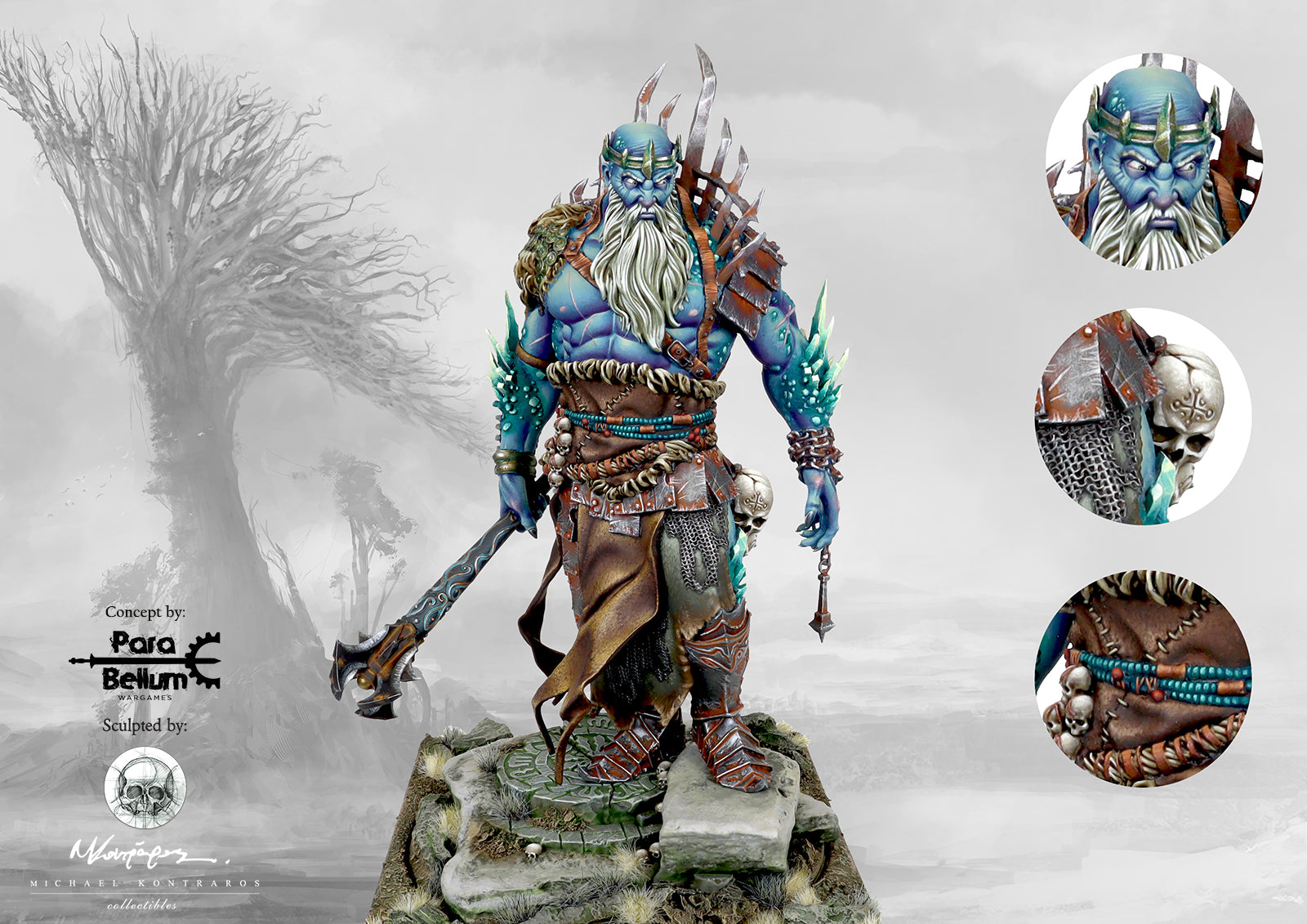 Conquest, Nords - Ice Jotnar Artisan Series, Designed by Michael Kontraros (PBW4409) | 5213009012867