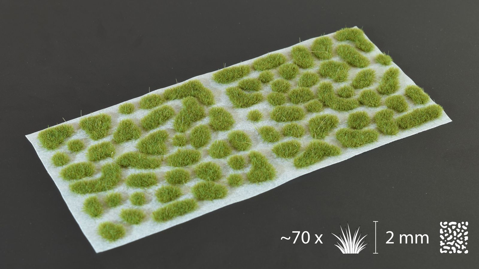 Gamers Grass Dry Green 2mm Tuft - Wild | 738956787774
