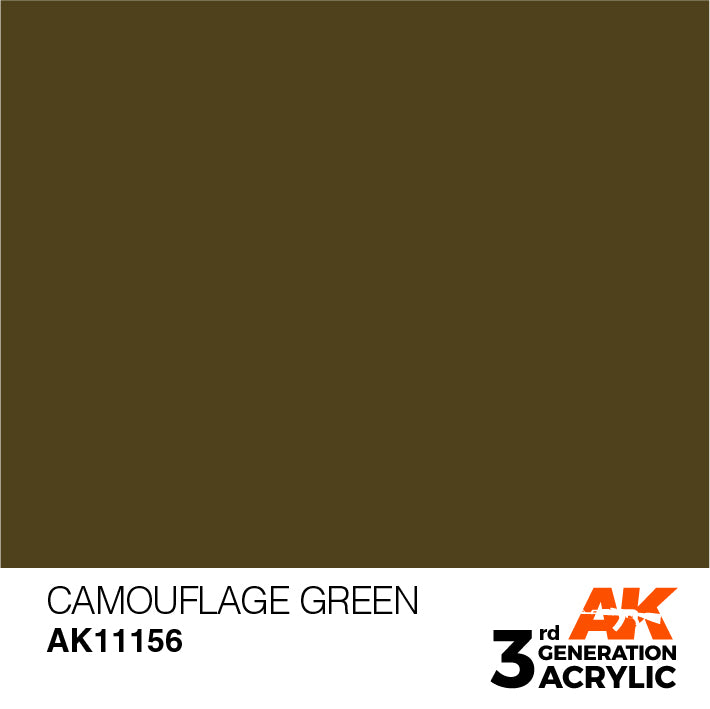 AK Interactive 3G Acrylic Camouflage Green 17ml | 8435568303898