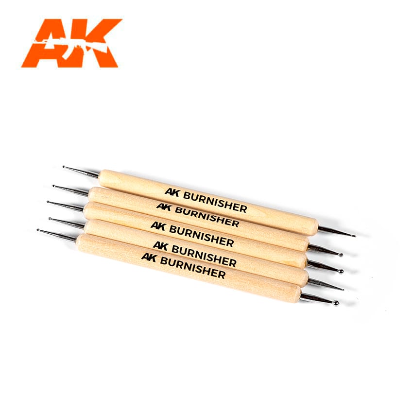 AK Interactive Sculpting Burnishers Set | 8435568306110