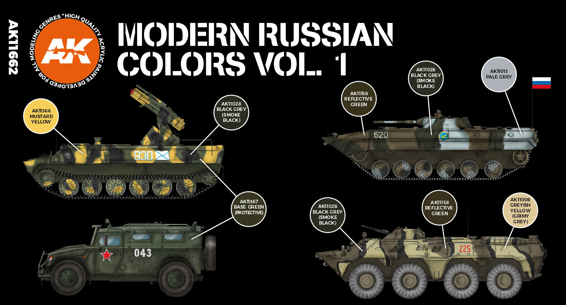 AK Interactive 3G Modern Russian Colours Vol.1 | 8435568311268