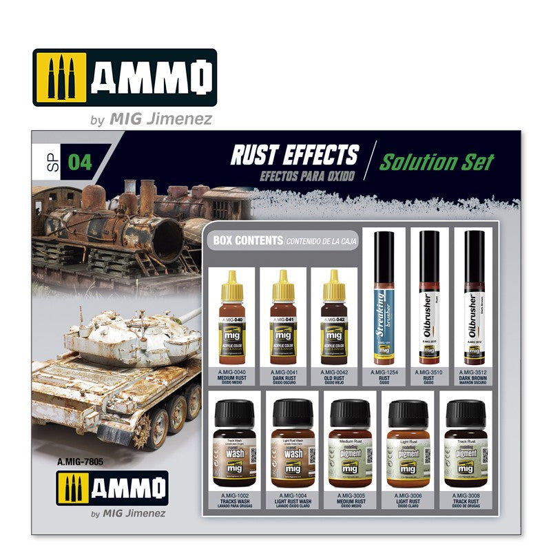 Ammo Mig Rust Effects Solution Set | 8432074078050