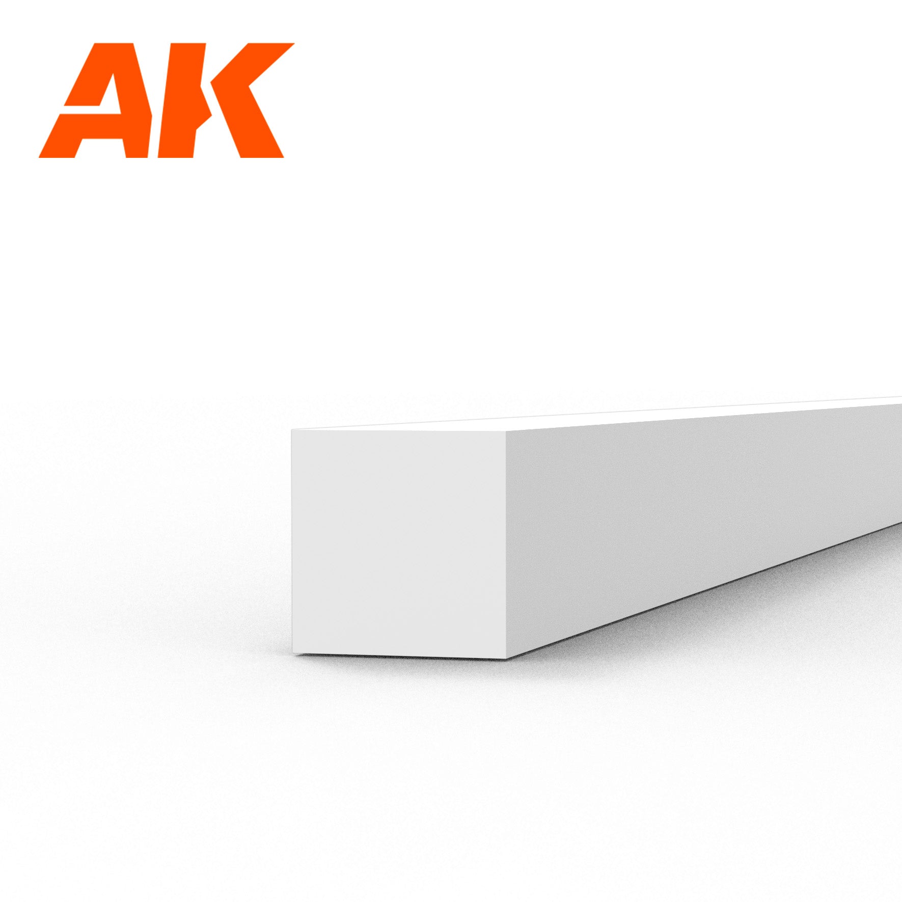 AK Interactive Styrene Strip - 2.00 x 2.00 x 350mm x 9 Units | 8435568313231