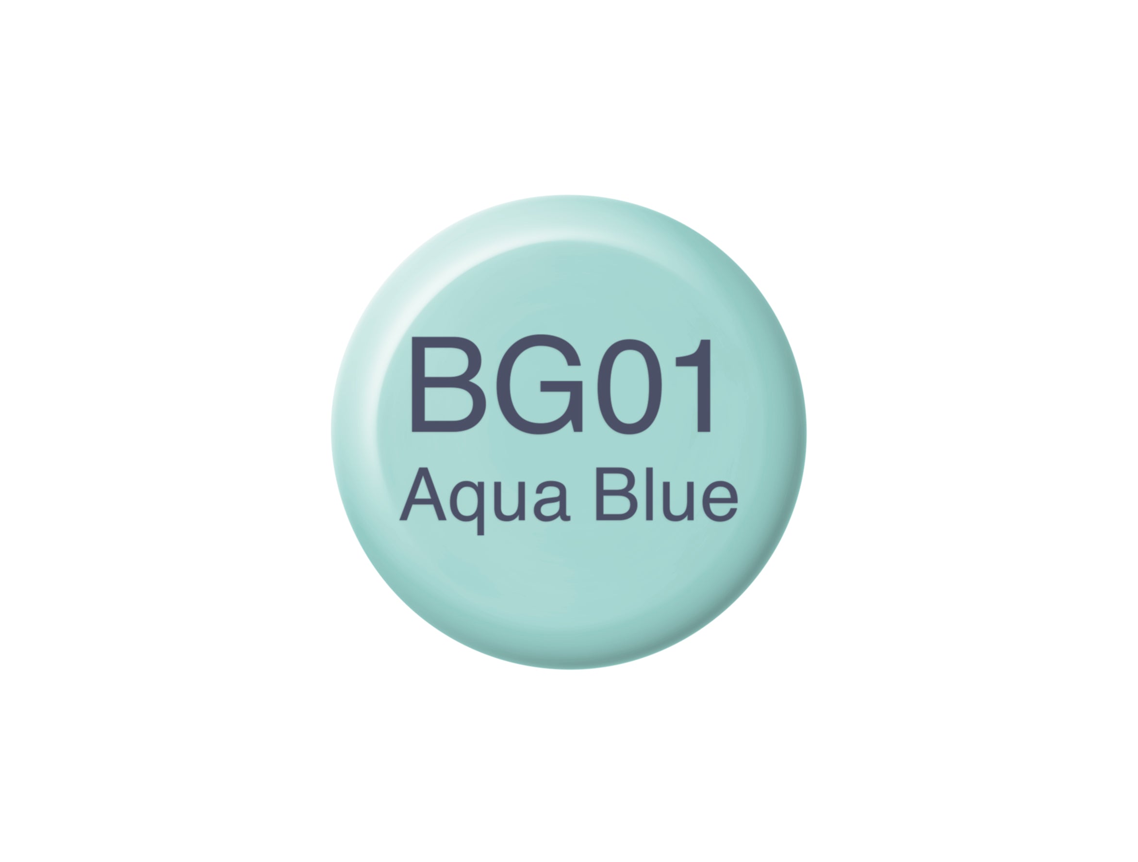 Copic Ink Refill Blue Greens, Aqua Blue BG01 | 4511338056172